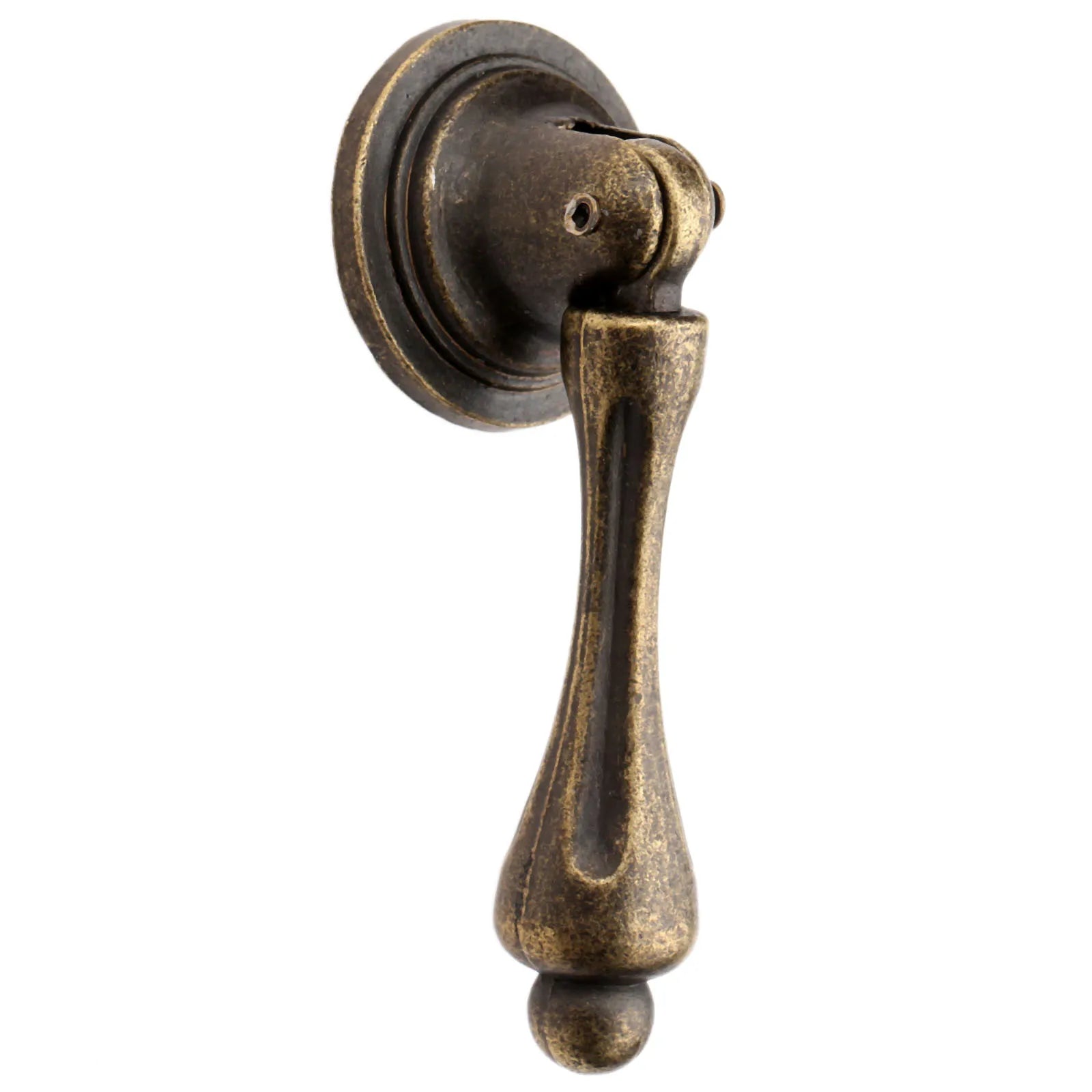 1set Iron Handle Pull Knob Antique Bronze Brass 62x24mm Door Cabinet Metal Knobs Dresser Cupboard Wardrobe Furniture Hardware