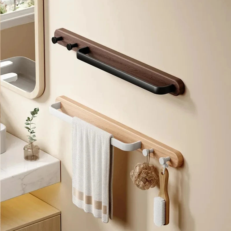 Bathroom Towel Holder  Wall Mounted Towel Rack Shower Room Holder Towel Bar Hanger Toilet shelf Bathroom Accessories