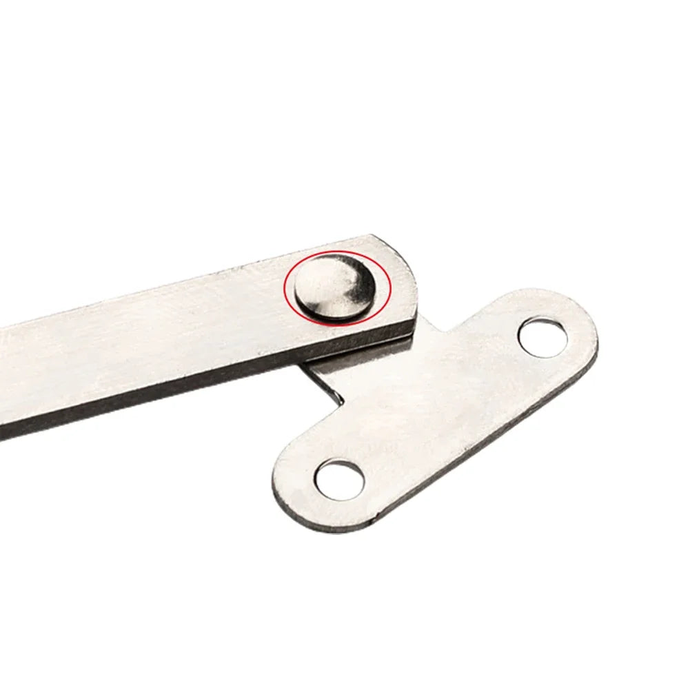 2pcs Folding Pull Rod Furniture Doors Close Lift Up Stay Support Hinge Stainless Steel Pull Rod Kitchen Hardware Accessories