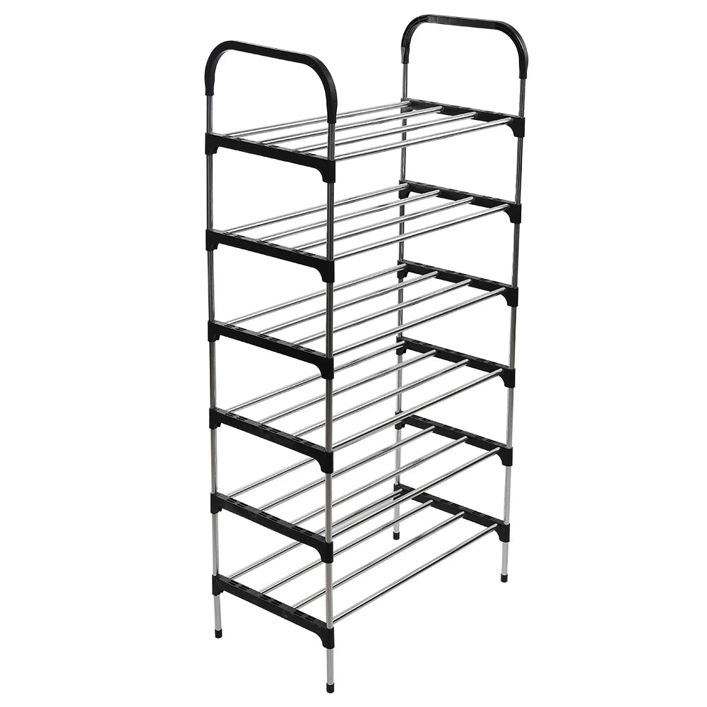 Multi-layer simple shoe rack entrance door storage rack household shoe rack can be stacked to save space shoe rack