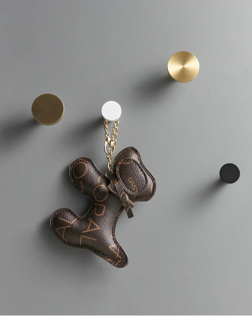 Solid Brass Circular Gold Black Antique White Cabinet Furniture Knobs Wall Bathroom Clothes Hook Handle