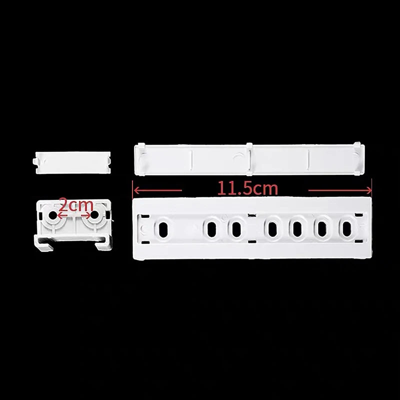 1Set Sliding Guide Moving Slide Embedded Refrigerator Slide Rail For Fridge Door Slide Rail Mounting Kit Refrigerator Door