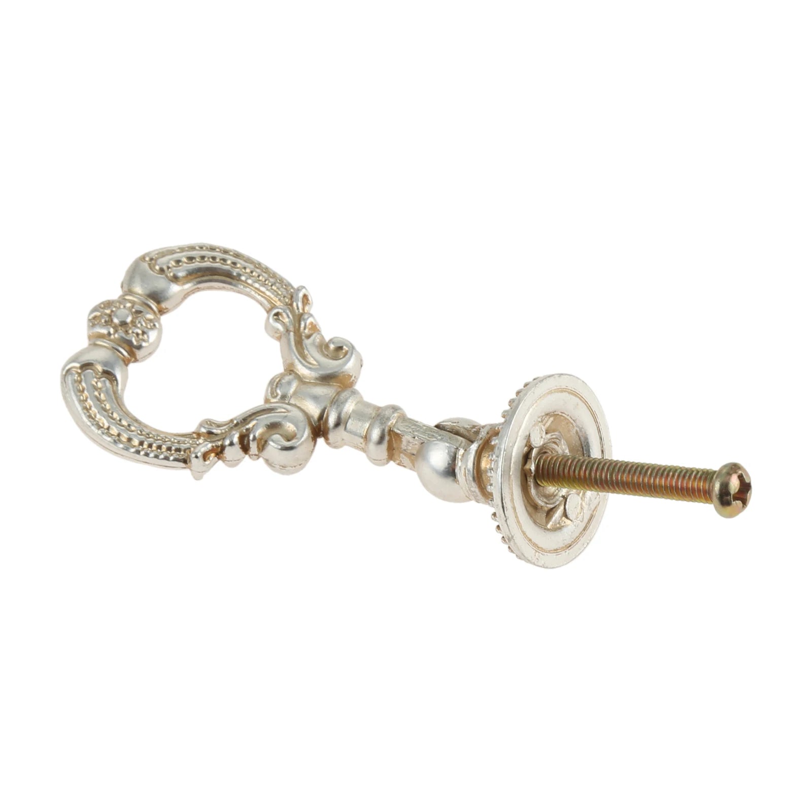 Antique Silver Gold Drawer Cabinet Knobs Furniture Handles Door Pulls for Cupboard Kitchen Retro Hardware Home Decor with Screw