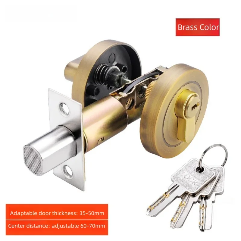 Hidden door lock; concealed lock; wooden door lock; single and double-sided lock; bedroom door lock; hallway lock; auxiliary ind