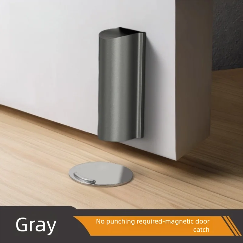 Magnetic Door Stopper -Avoiding Door Damage, Prevents Door Slamming Protects Walls For All Door Materials, Door Hardware