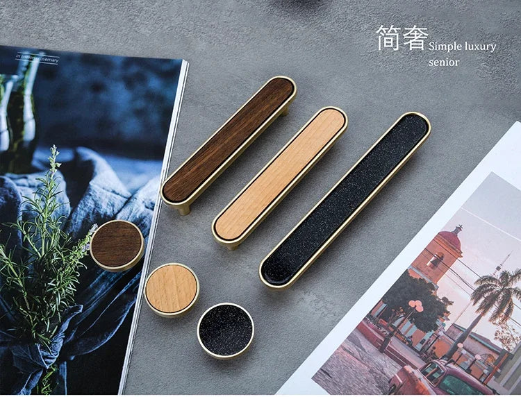 Handles Drawer Cabinet Furniture Kitchen Handles for Cabinet Knob Door Drawer Furniture Kitchen Knob Brass Polychrome Shell