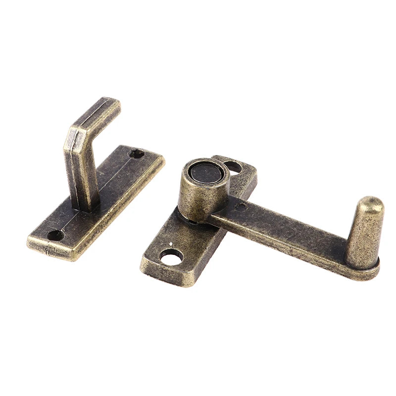 Sliding Window Door Lock Handle Metal Door Latch Home Safety Chain Bronze Guard Latch Bolt With ScrewsDoor Home Hardware