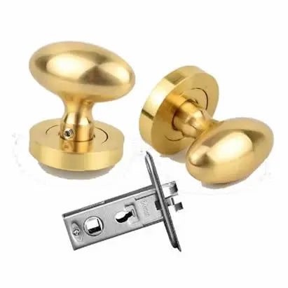 Super beautiful egg-shaped Oval door handle without lock body zinc alloy 4colors home hardware