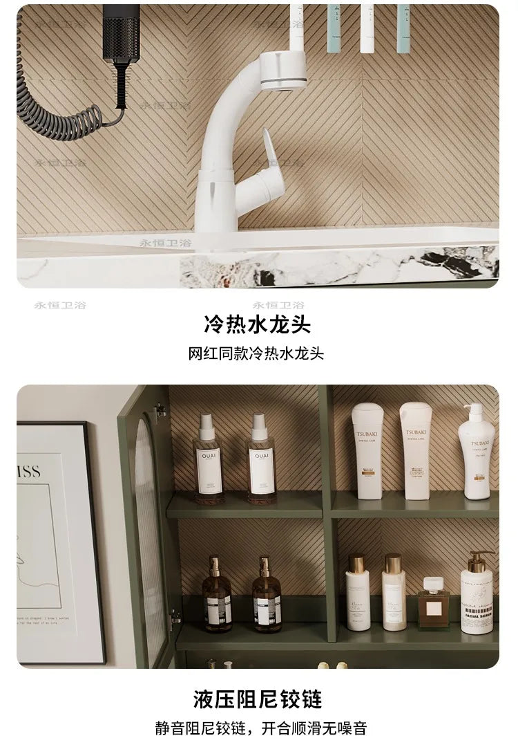 Sink Organizer Bathroom Cabinet Modern Wash Vanity Sink Bathroom Cabinet Wall Shelves Mueble Organizador Home Accessories