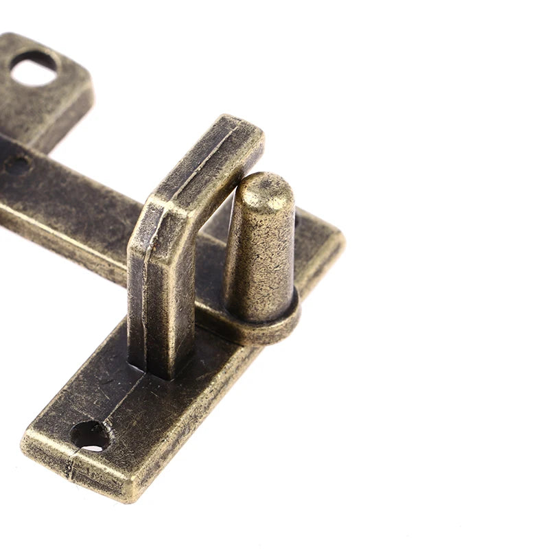 Sliding Window Door Lock Handle Metal Door Latch Home Safety Chain Bronze Guard Latch Bolt With ScrewsDoor Home Hardware