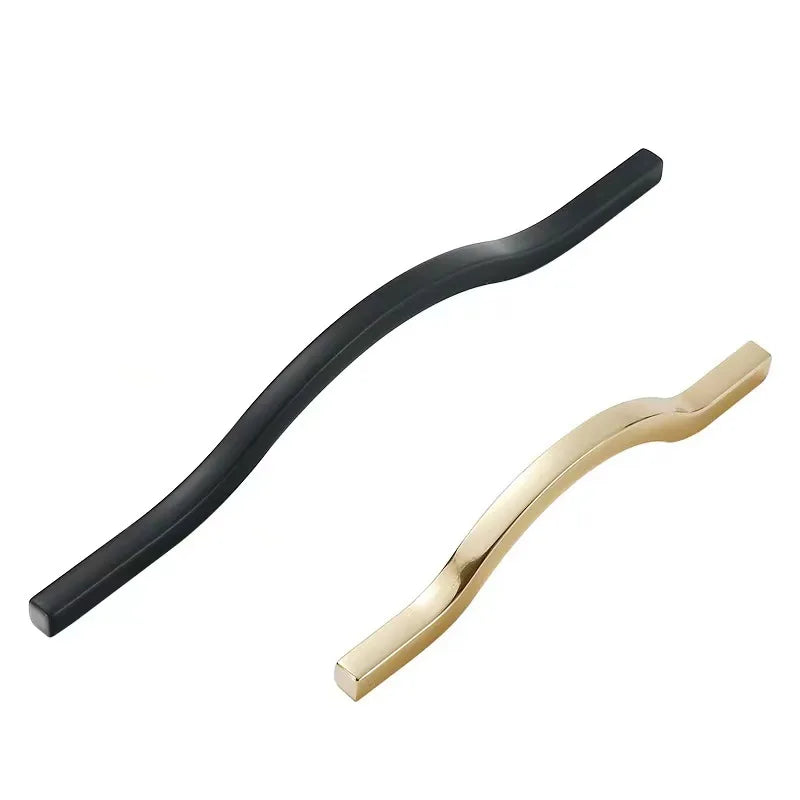 Nordic Handles for Cabinets and Drawers Kitchen Furniture Handles Modern Luxury Gold Wardrobe Drawer Handle Cabinet Door Handle