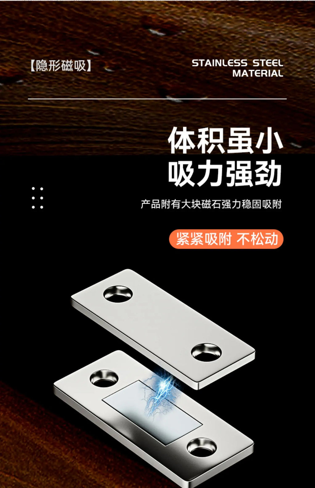 The Magnetic Sliding Door Wardrobe System Adopts A Self-aligning Magnetic Strip Mechanism, Featuring High Magnetic Adhesion