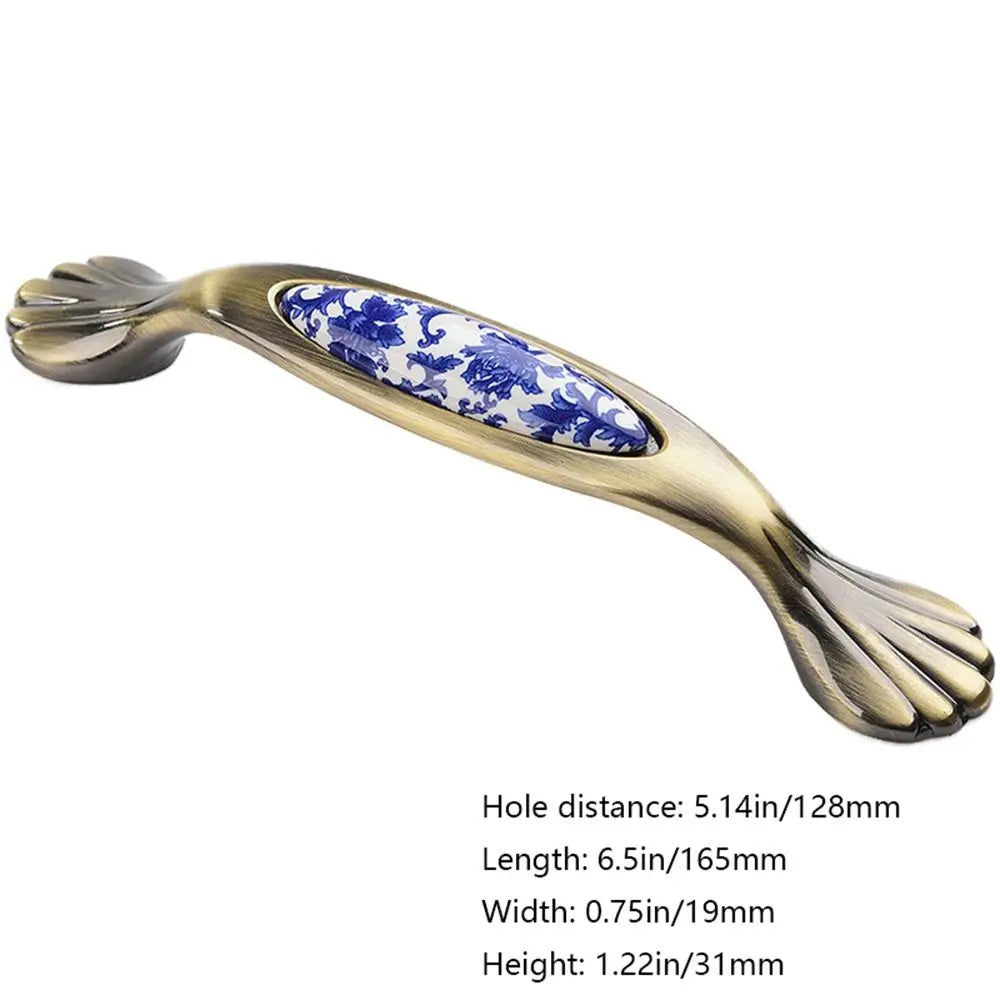 1Pcs 76mm/96mm/128mm Creative Furniture Antique Fashion Drawer Knobs Pull Handles Dresser Cabinet Handles Door Handle