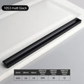 Embedded Hidden Furniture Handles Modern Aluminum Alloy Wardrobe Door Pulls Matte Black Kitchen Cabinets Knob Decoration Handles