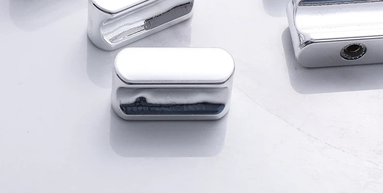 Modern Simple Kithcne Cabinet Door Handles Drawer American Wardrobe Black ABS Knobs and Handles for Furniture Single Hole
