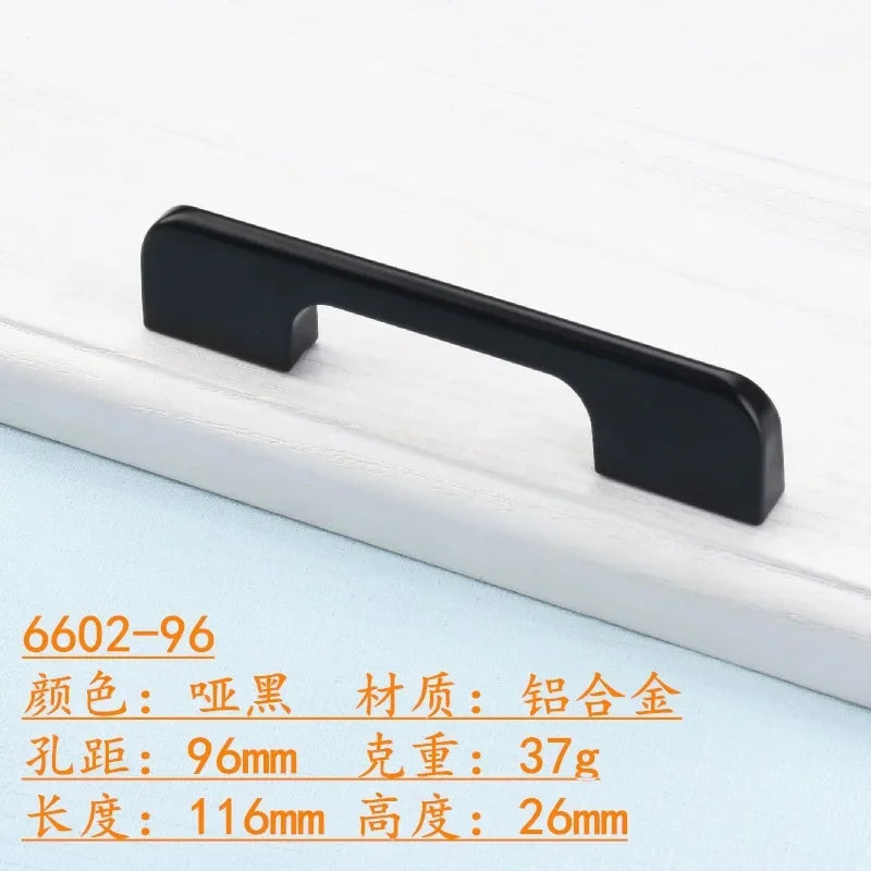 Black Handles for Furniture Cabinet Knobs and Handles Kitchen Handle Drawer Knobs Cabinet Pulls Cupboard Handles Knobs