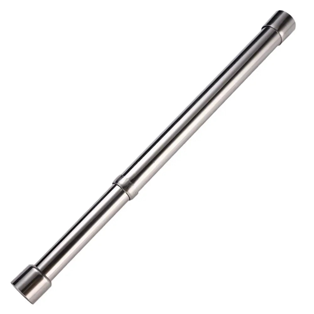 Useful Extendable Stainless Steel Wardrobe Clothes Rod Adjustable Closet Rail Pole Curtain Telescopic Hanging Rod