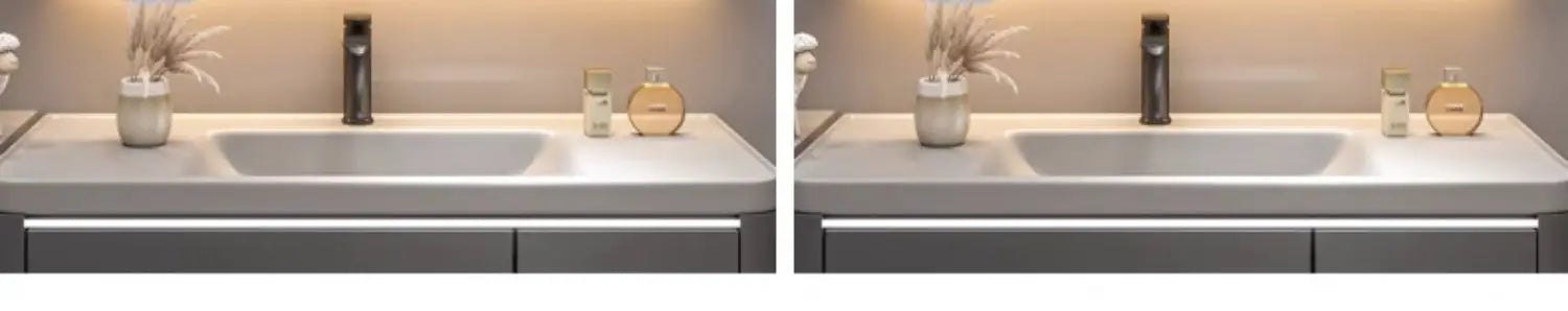 Bathroom Furniture Mirror Cabinet Modern Solid Wood Bathroom Smart with Light Defogging Beauty Mirror with Storage Locker