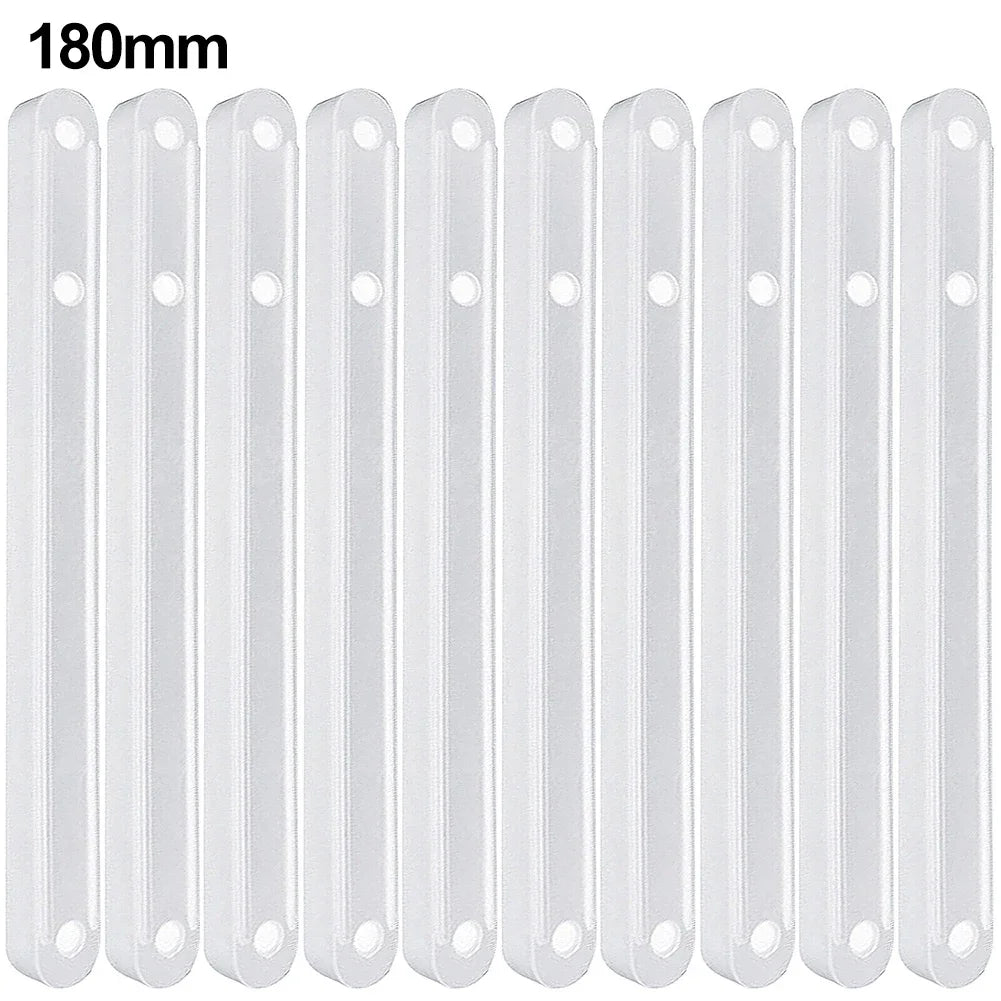 10Pcs Draw Rail Plastic Drawer Slides 180/235/298mm Draw Runners Replacement Drawer Runners Wardrobe Guide Rail Skidway