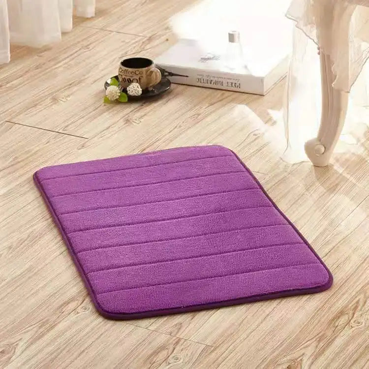 Water Absorption Rug Bathroom Mat Shaggy Memory Foam Bath Mat Set kitchen Door Floor Mat Carpet For Toilet Non Slip   bath mats