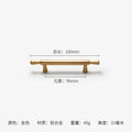 Long Kitchen Cabinet Hardware Cupboard Handles T Bar Furniture Hardware Drawer Pulls Rose Gold Door Handle Kitchen Accessories
