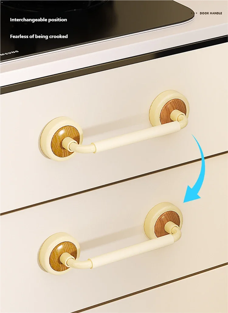 Suction cup door handle, no punching, powerful shower room, kitchen sliding door, glass door, cabinet door, refrigerator handle,