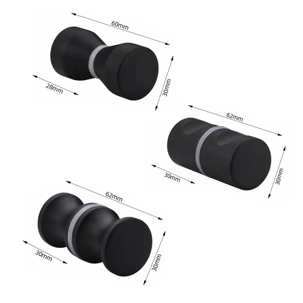 Durable Kitchen Hardware Bathroom Glass Door Knob Wardrobe Pulls Shower Door Handle Cabinet Handle
