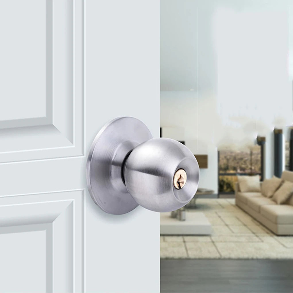 Universal Door Handle Knobs  Bedroom Living Room Lock Bathroom Entrance Locks Accessories with Keys Door Lock