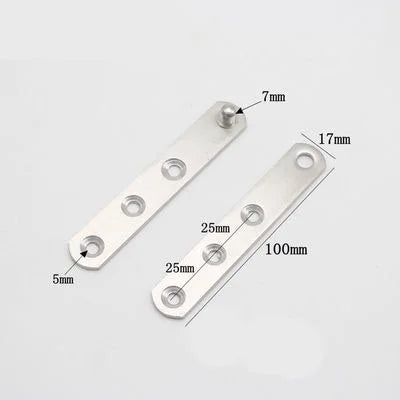 Stainless Steel Doors Hinges Under 360 Degree Rotating Shaft Rotation Hinge Positioning Concealed Cabinet Hinge