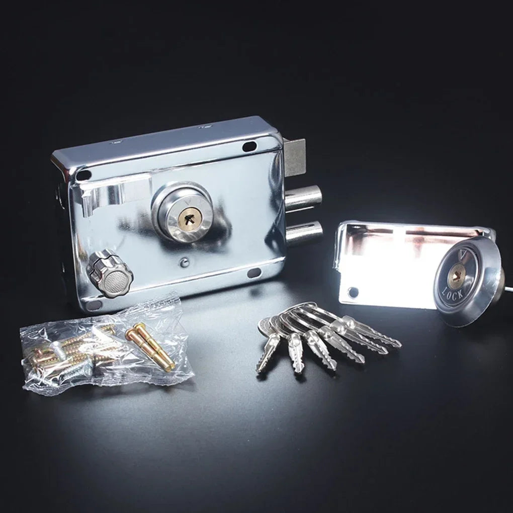 Exterior Iron Door Locks Security Anti-Theft Lock Multiple Insurance Lock Wood Gate Lock Hardware Household Indoor Dormitory