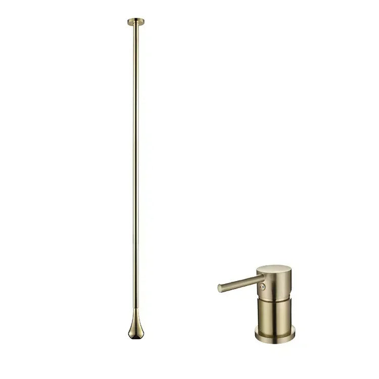 Bathroom Creative Ceiling Water Drop Faucet All Copper Cold and Hot Hang Ceiling Faucet Bathroom Wall Mounted Hot Cold Sink