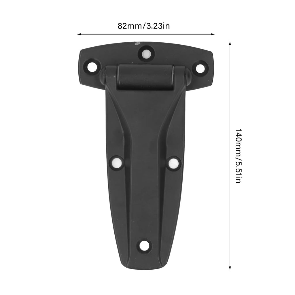 1Pc Door Cabinet T Hinge Soft Close Tee Hinge Zinc Alloy T Strap Hinge Replacement for Toolbox Car Door
