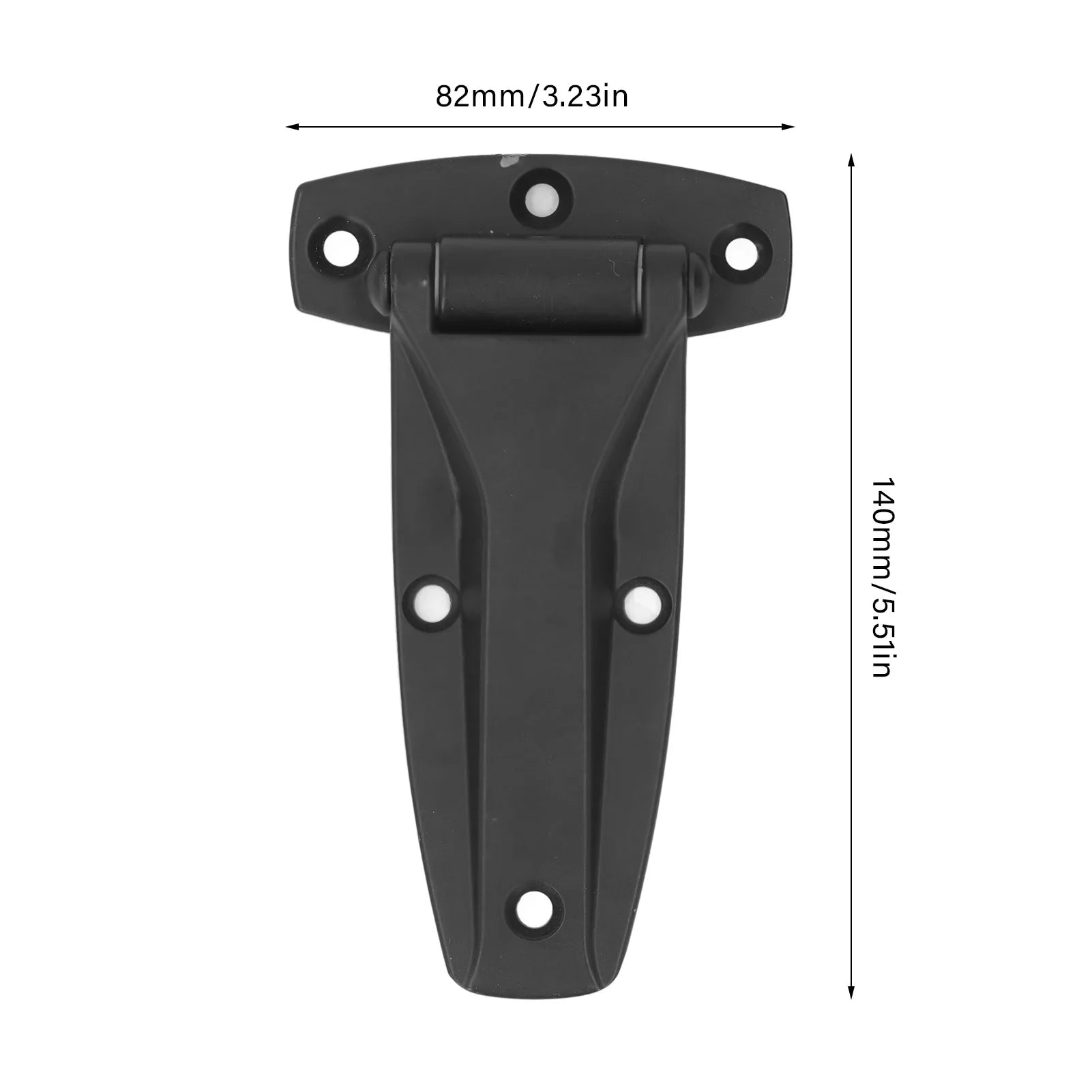 1Pc Door Cabinet T Hinge Soft Close Tee Hinge Zinc Alloy T Strap Hinge Replacement for Toolbox Car Door