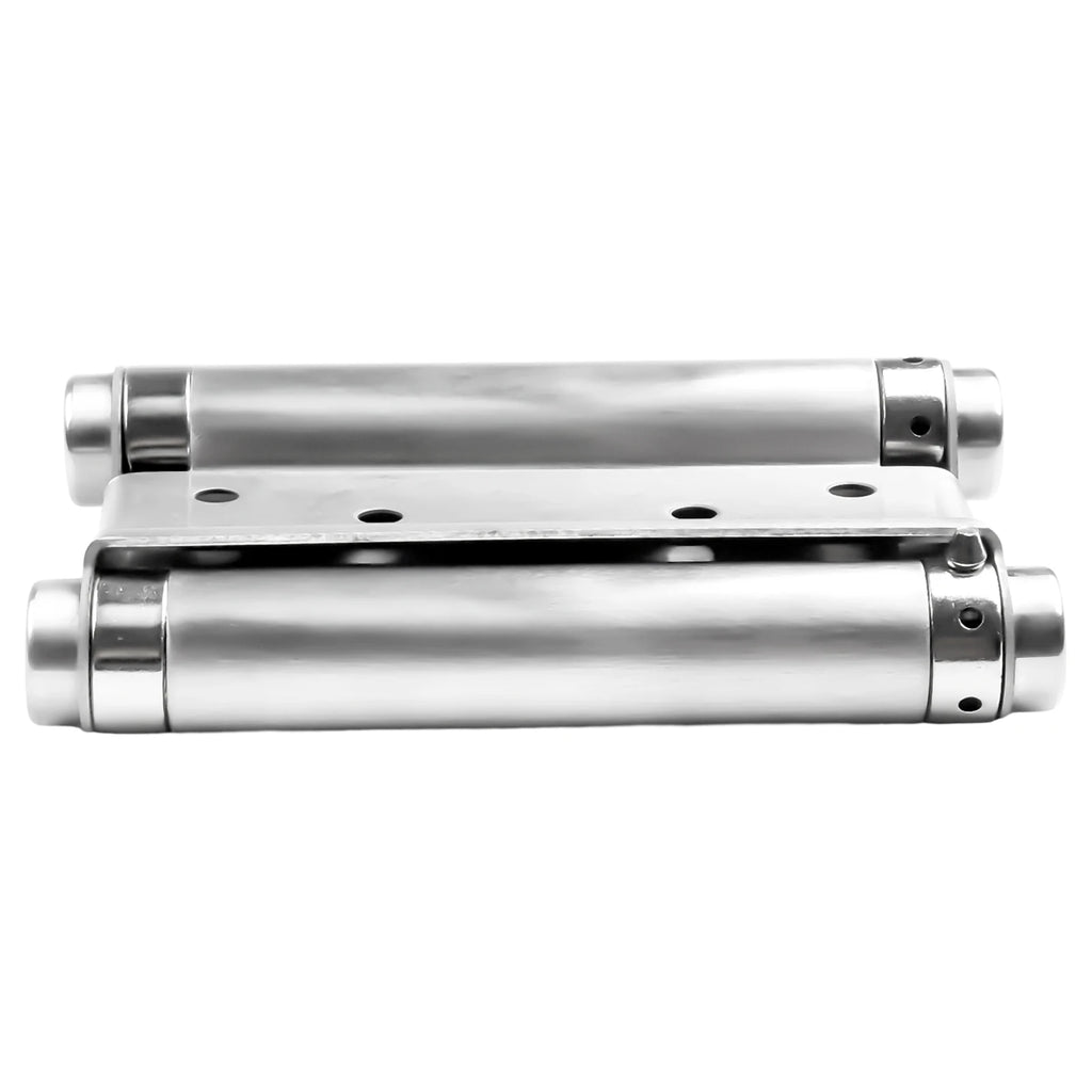 Double Spring Hinge Two-Way Free Door Hinge Stainless Steel  Automatic Door Closing Garage Door Hinges Fence Dedicated Hardware