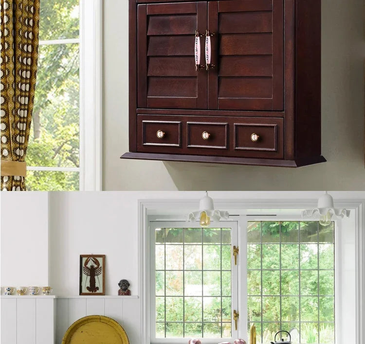 ceramic handle American retro cabinet door modern minimalist European style drawer cabinet wardrobe cabinet handle