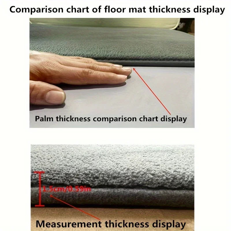 U-shaped Bathroom Carpet Toilet Mat Bathroom Mat Bathroom Carpet Memory Foam Bathroom Mat Anti-skid Super Absorbent