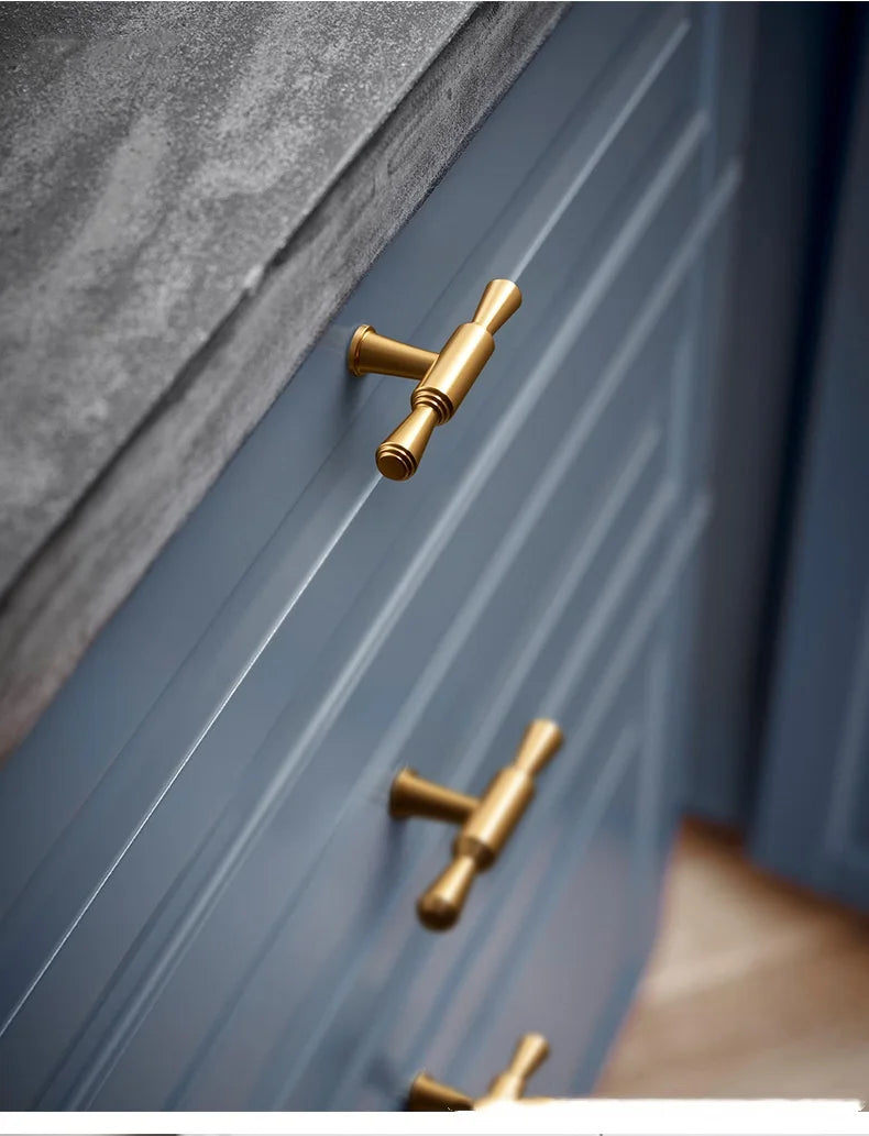 Long Kitchen Cabinet Hardware Cupboard Handles T Bar Furniture Hardware Drawer Pulls Rose Gold Door Handle Kitchen Accessories