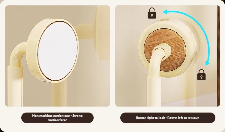 Suction cup door handle, no punching, powerful shower room, kitchen sliding door, glass door, cabinet door, refrigerator handle,