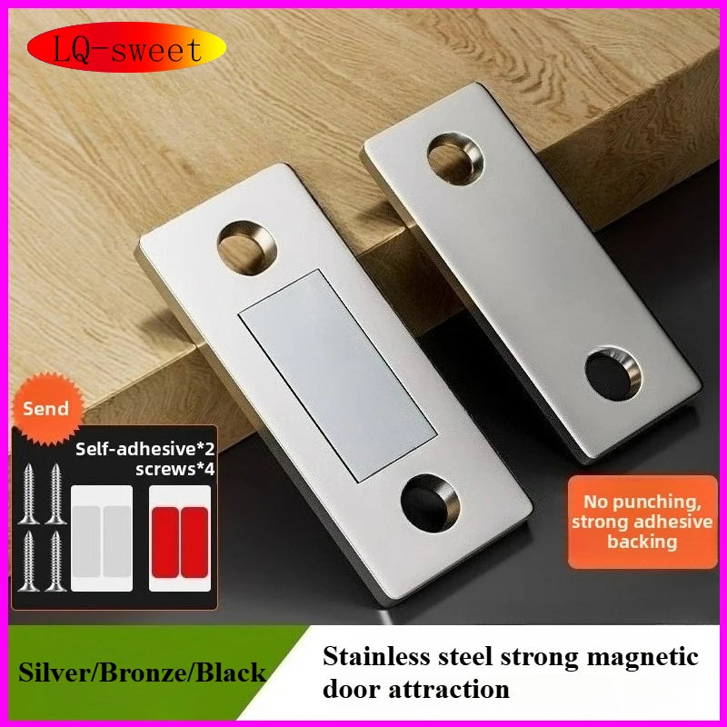The Magnetic Sliding Door Wardrobe System Adopts A Self-aligning Magnetic Strip Mechanism, Featuring High Magnetic Adhesion