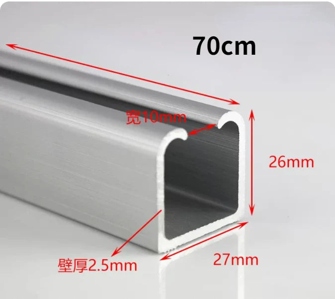 sliding door track hanging rail glass door guide mute push and pull door hanger rail Solid wood doors bathroom fold hanging door