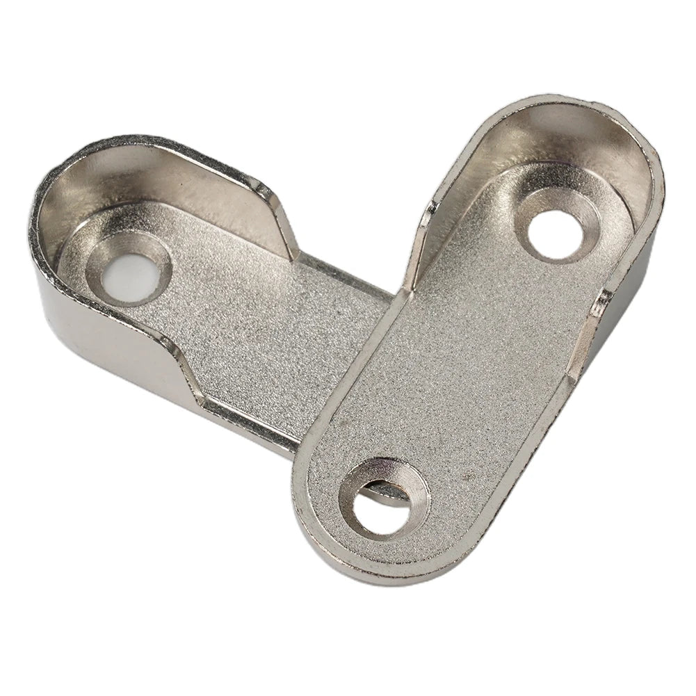 2/4/8pcs Wardrobe Clothes Tube Support Closet Rod Pole End Bracket Thickening Holder 47*19*2mm Closet Brackets