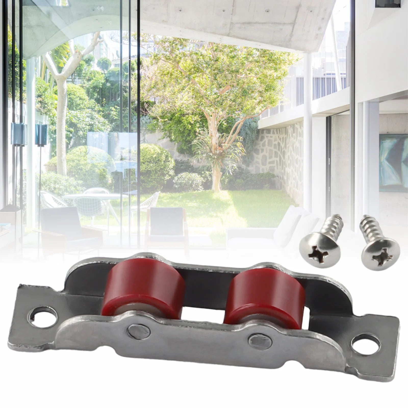 Door Hardware Door Sliding Roller Home Garden Runner Wheel Slot Wheels 1Pc Pulley Sliding Door Roller New Style