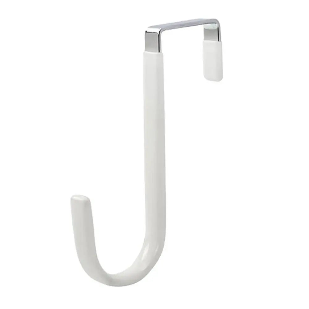 Towel Coats Hangers Nonstick Non-punching Over The Door Hooks Rubber Prevent Scratches Hanging Organizer Clothes Storage Holder