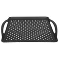 1pc Rectangular Polka Dot Plastic Tray Non- For Food Home Decor Gift Rectangular Serving Tray Cake Serving Plate