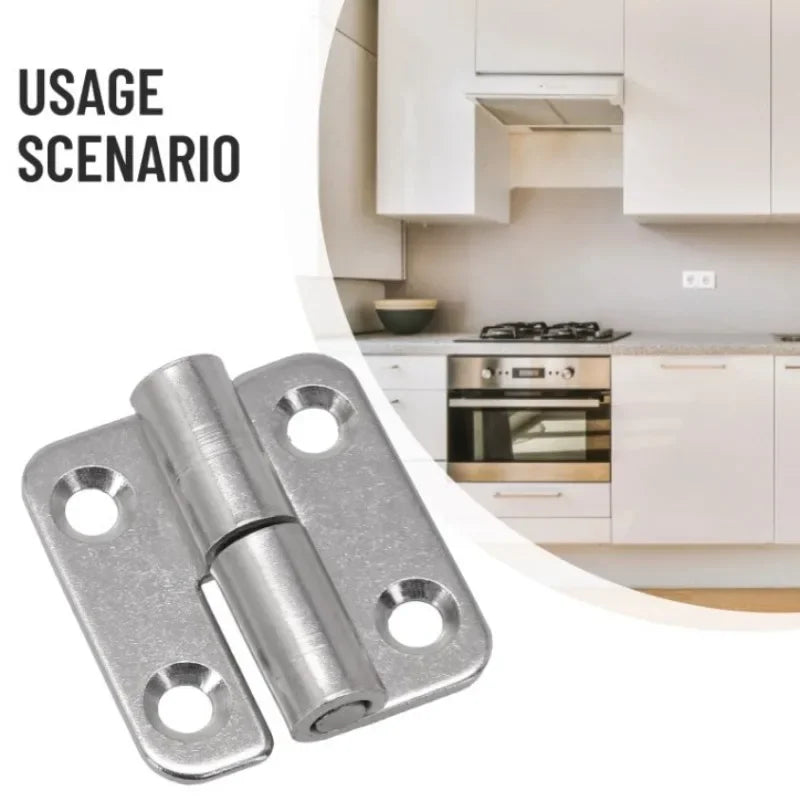 Stainless Steel Hinges Door Connector Universal Furniture Drawer Cabinet Fitting Hinge Detachable Furniture Hardware Accessories