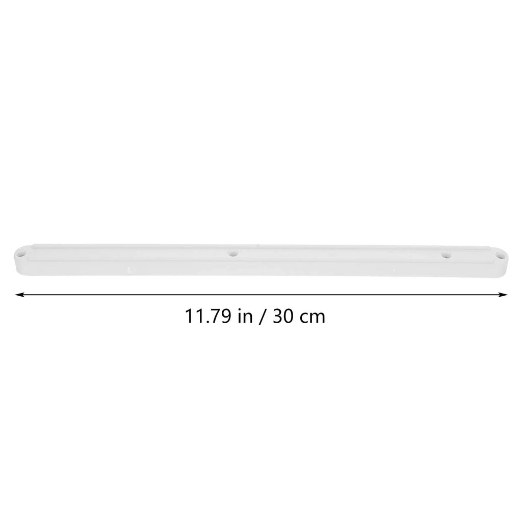 2pcs Guide Rail Drawer Plastic Slide Wardrobe Runner Cabinet SSlidesrage Box Slide Rail Telescopic Track For Cupboard Locker