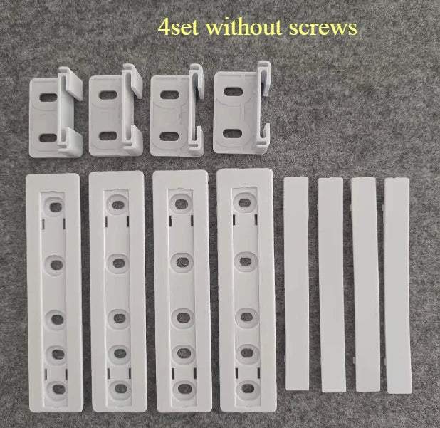 Refrigerator Drawer Slide Rail Integrated Fridge & Freezer Door Mounting Bracket Fixing Slide Kit Door Connecting Parts