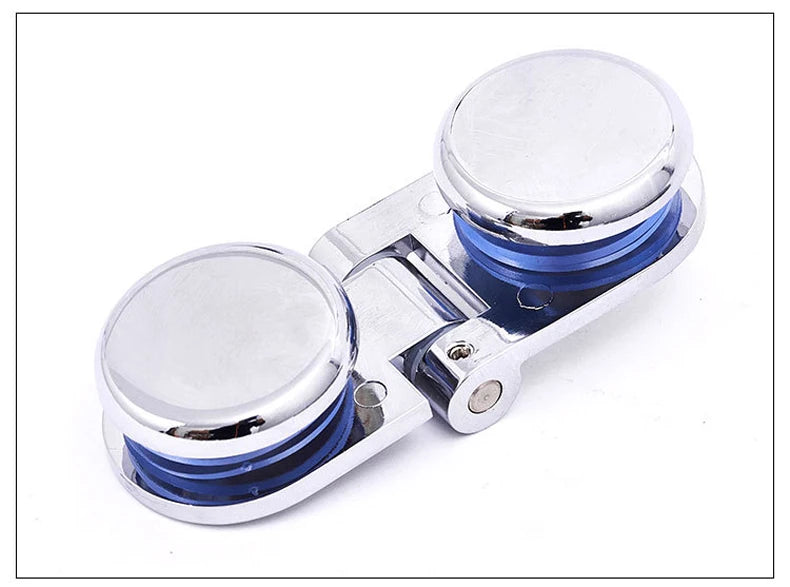 Glass Holder Thickened Glass Door Hinge Double Hinge Cabinet Bathroom Glass Clip Wine Cabinet Glass Window Hinge