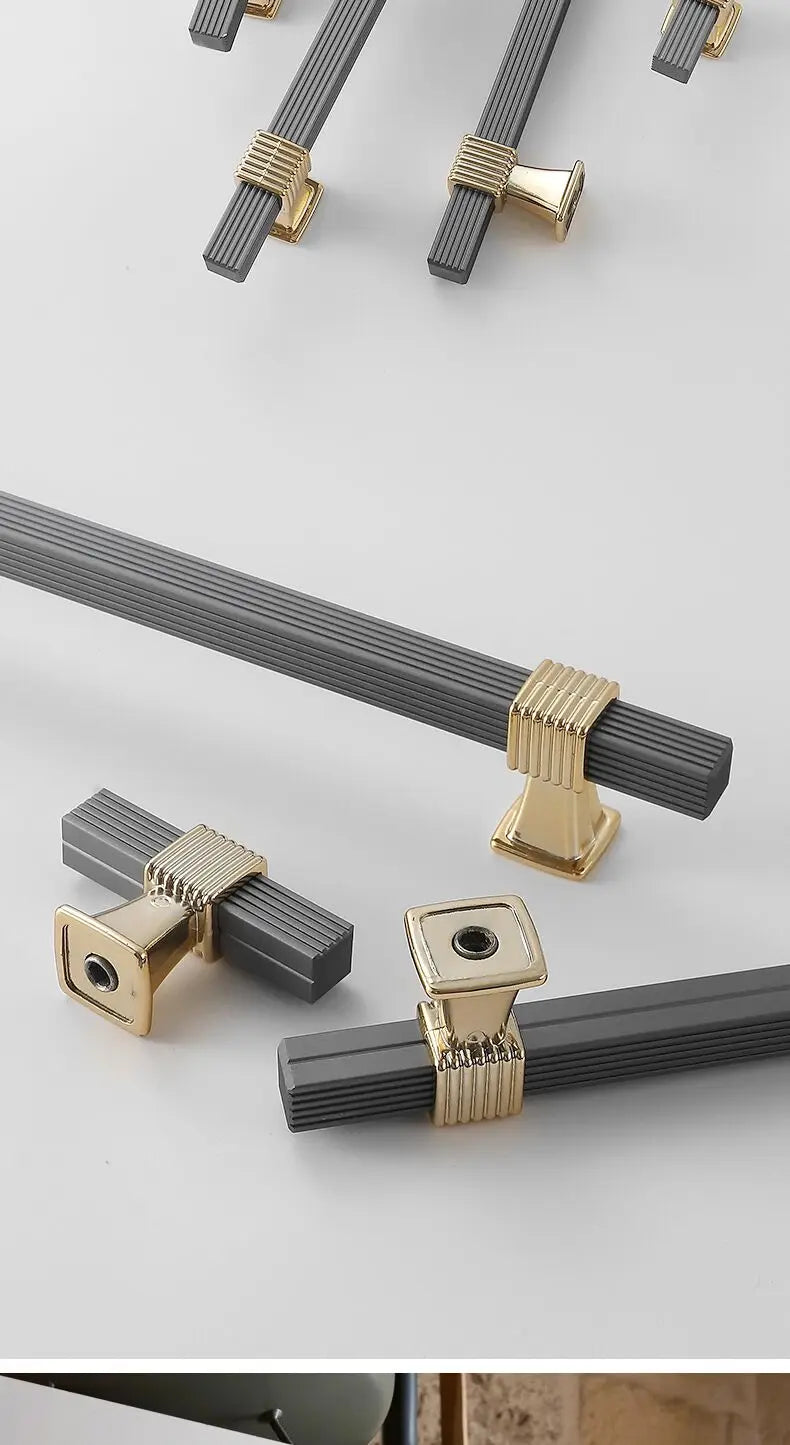 Handles Drawer Cabinet Furniture Kitchen Handles for Cabinet Knob Door Drawer Furniture Kitchen Knob Modern Simple Light Luxury