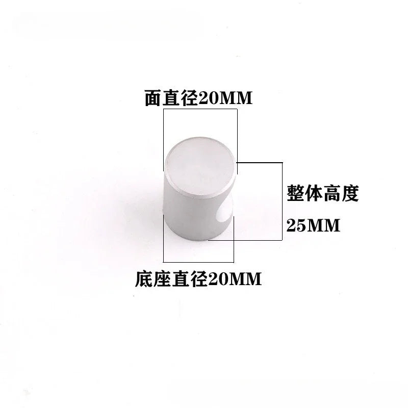 Modern Simple Handles for Furniture Silver Bedroom Wardrobe Dresser Nightstand Drawer Handles Kitchen Drawer Cabinet Handles